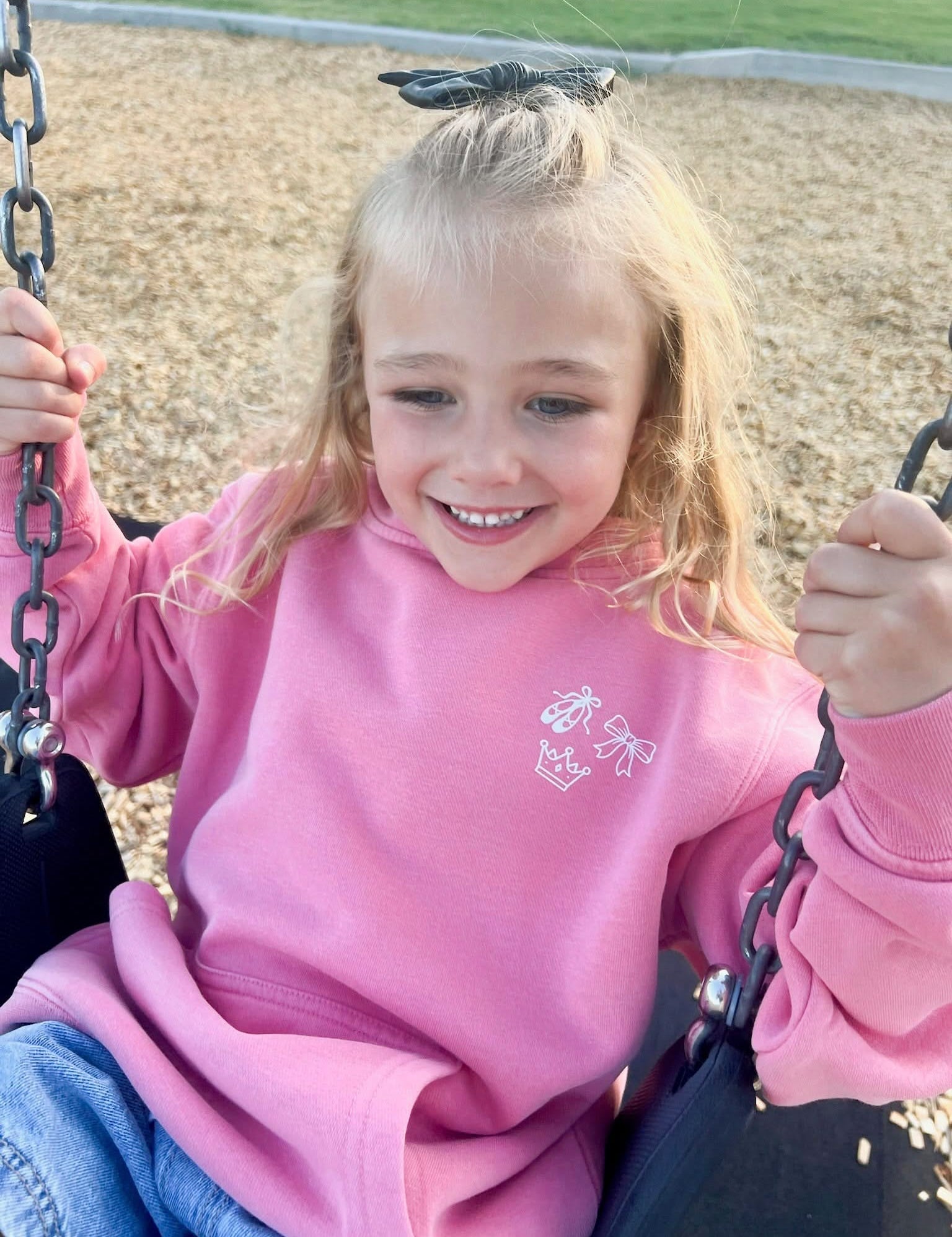 Personalized Symbol Youth Pigment Hoodie | Create Your Own Hoodie | Personali-tee Little Mama Shirt Shop LLC