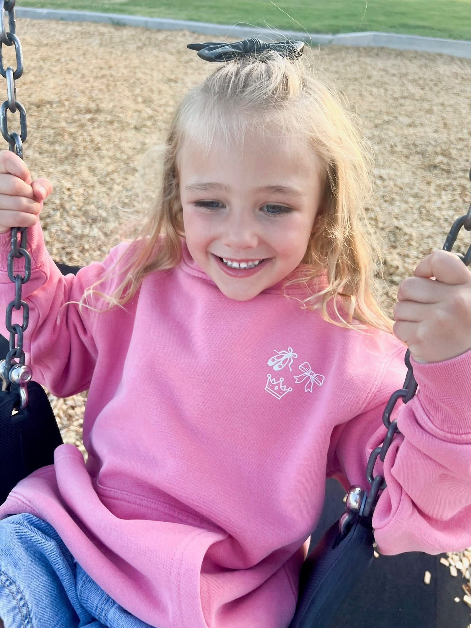 Personalized Symbol Youth Pigment Hoodie | Create Your Own Hoodie | Personali-tee Little Mama Shirt Shop LLC