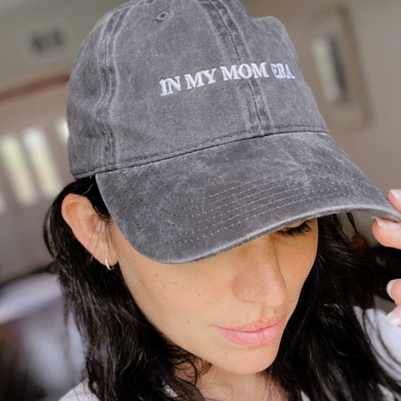 IN MY MOM ERA ADULT BASEBALL CAP Little Mama Shirt Shop LLC