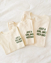 Just a Girl and Her Dad / Just a Boy and His Dad – Child Tee | Little Mama Shirt Shop Little Mama Shirt Shop
