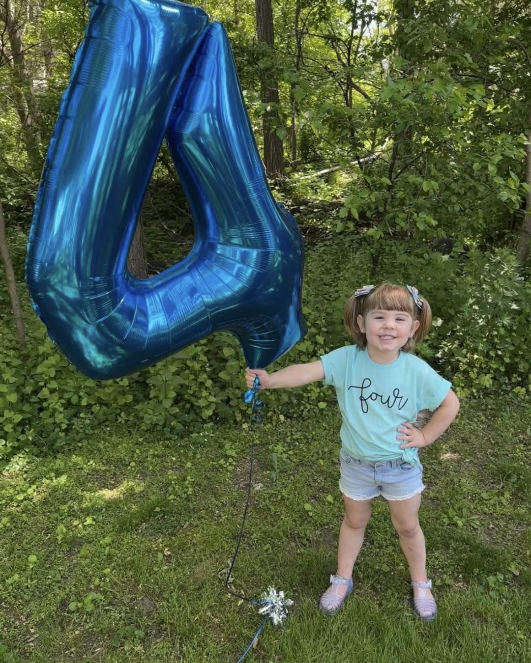 Birthday Number - New Cursive - Child Tee Little Mama Shirt Shop