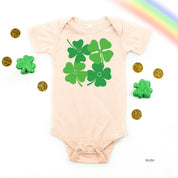 4 Smiley Shamrocks - Infant Bodysuit/Tee Little Mama Shirt Shop