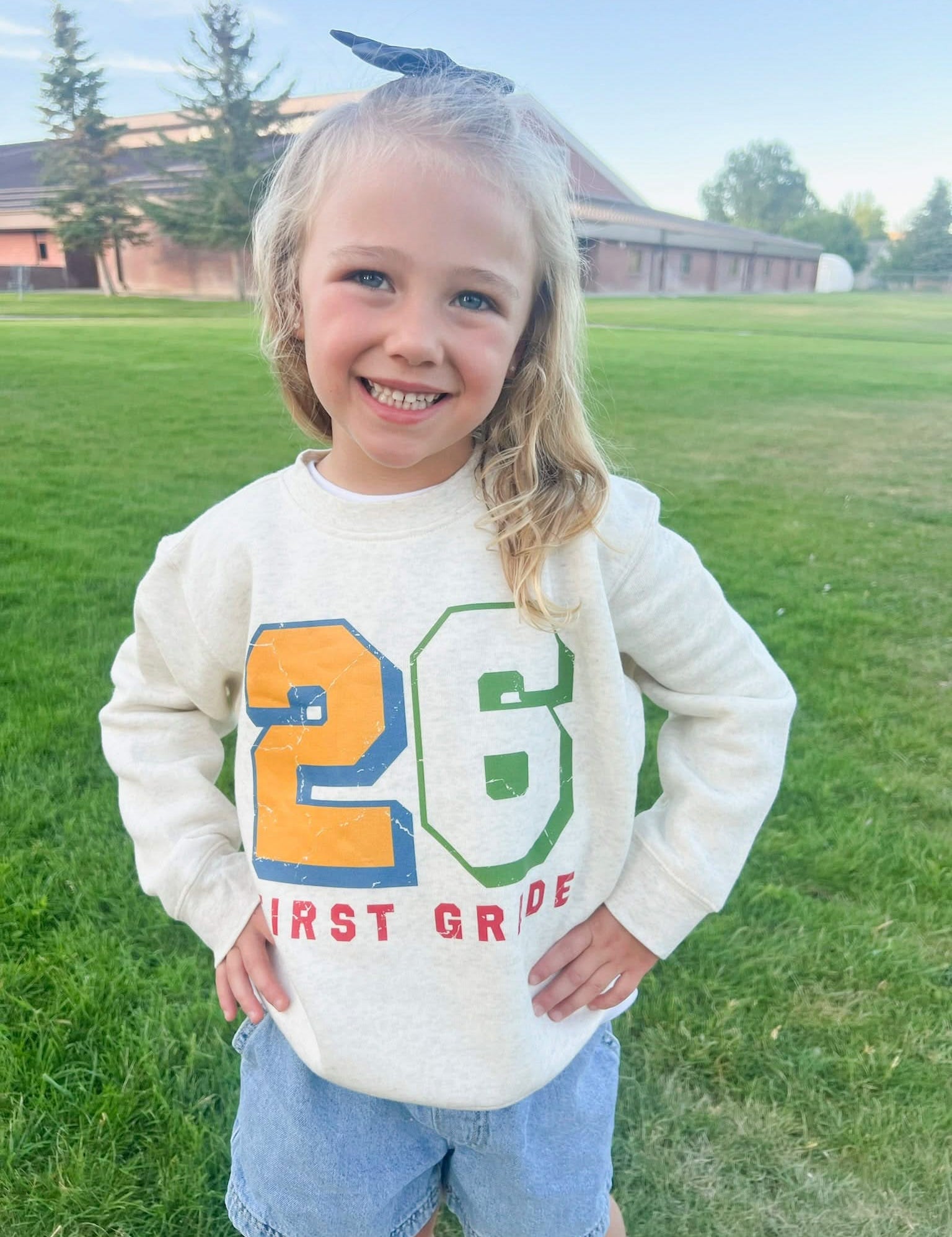 Personalized Grade Crewneck | Available in Child & Adult Sizes | 2026 School Year Little Mama Shirt Shop LLC