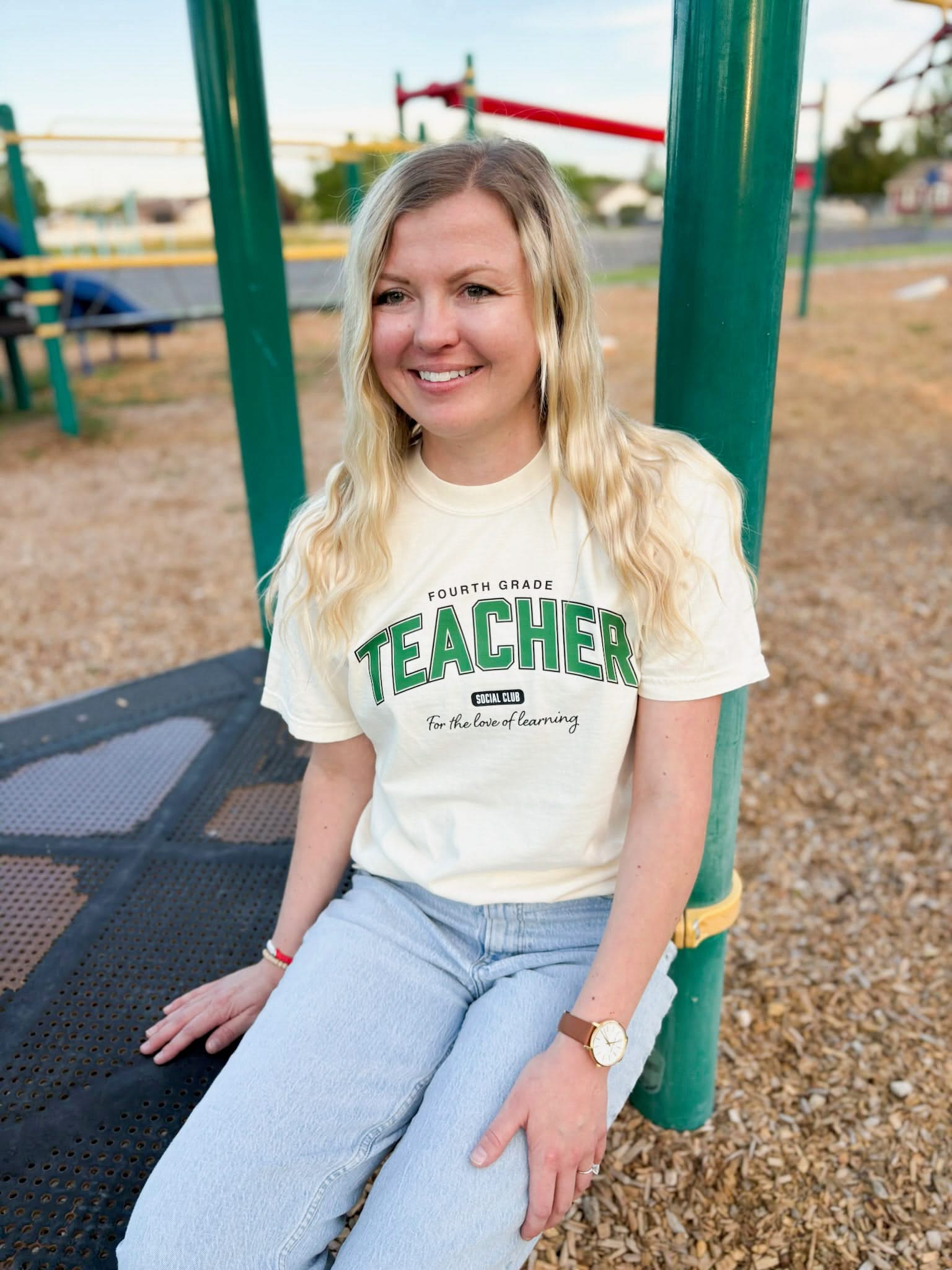 Teacher Comfort Colors Tee | Personalized Grade Social Club Little Mama Shirt Shop LLC