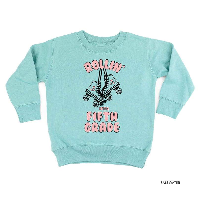 Rollerskates - Rollin' into Fifth Grade - Child Sweater