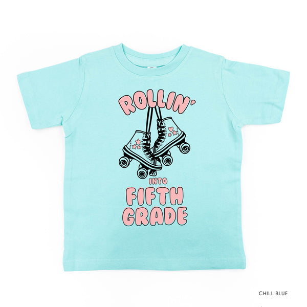 Rollerskates - Rollin' into Fifth Grade - Short Sleeve Child Shirt