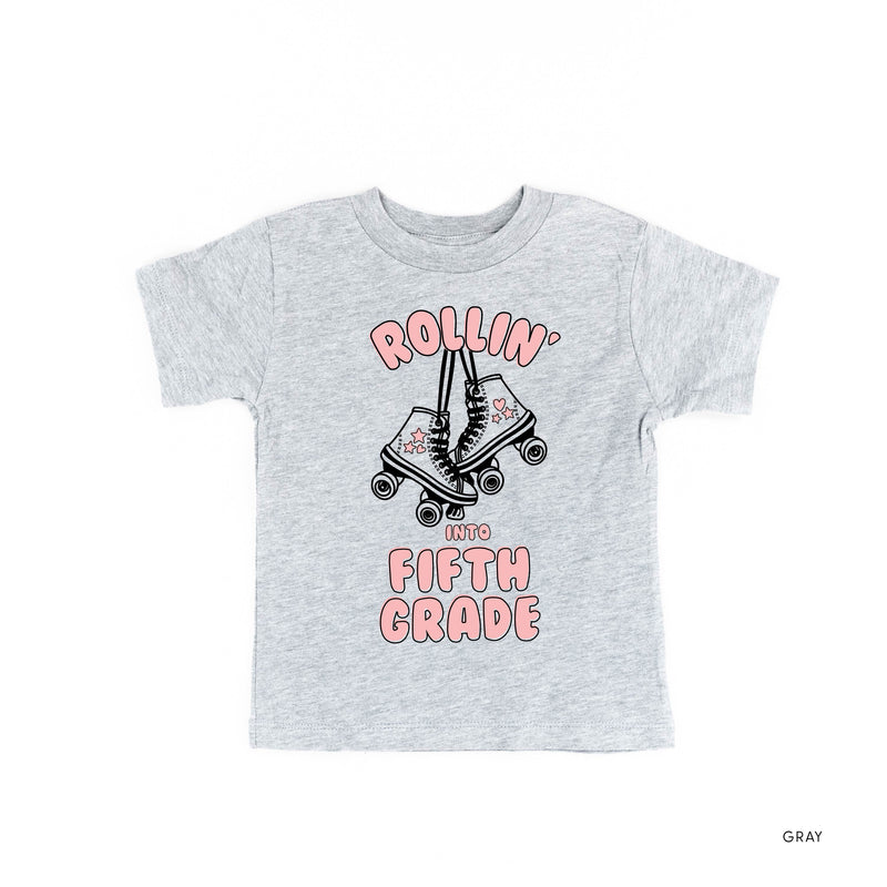 Rollerskates - Rollin' into Fifth Grade - Short Sleeve Child Shirt