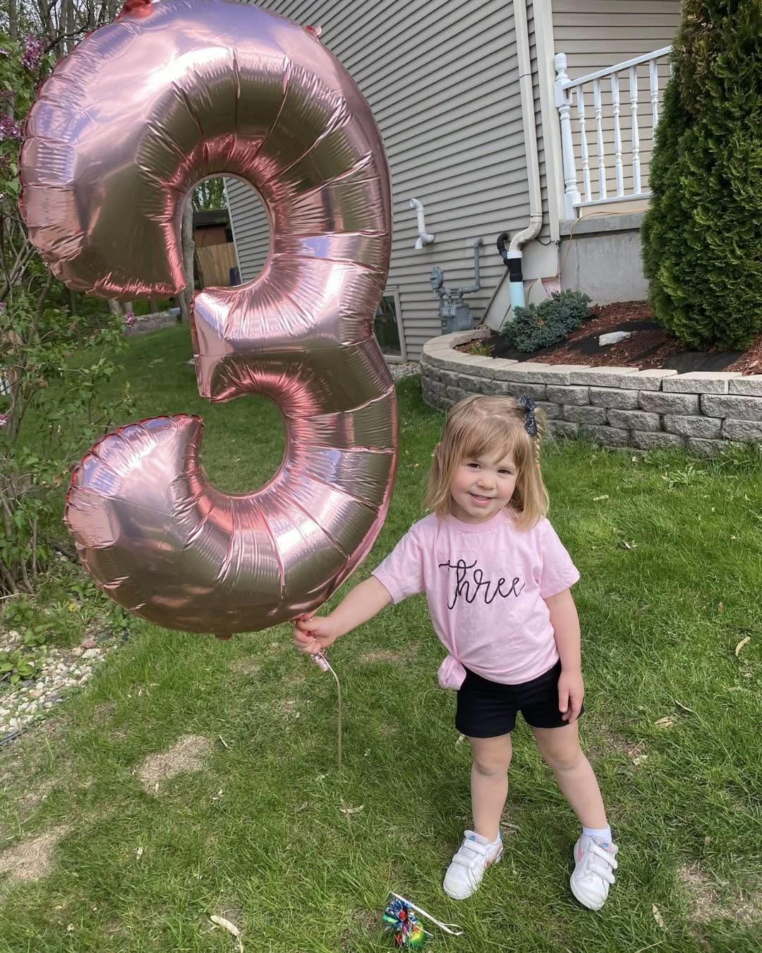 Birthday Number - New Cursive - Child Tee Little Mama Shirt Shop