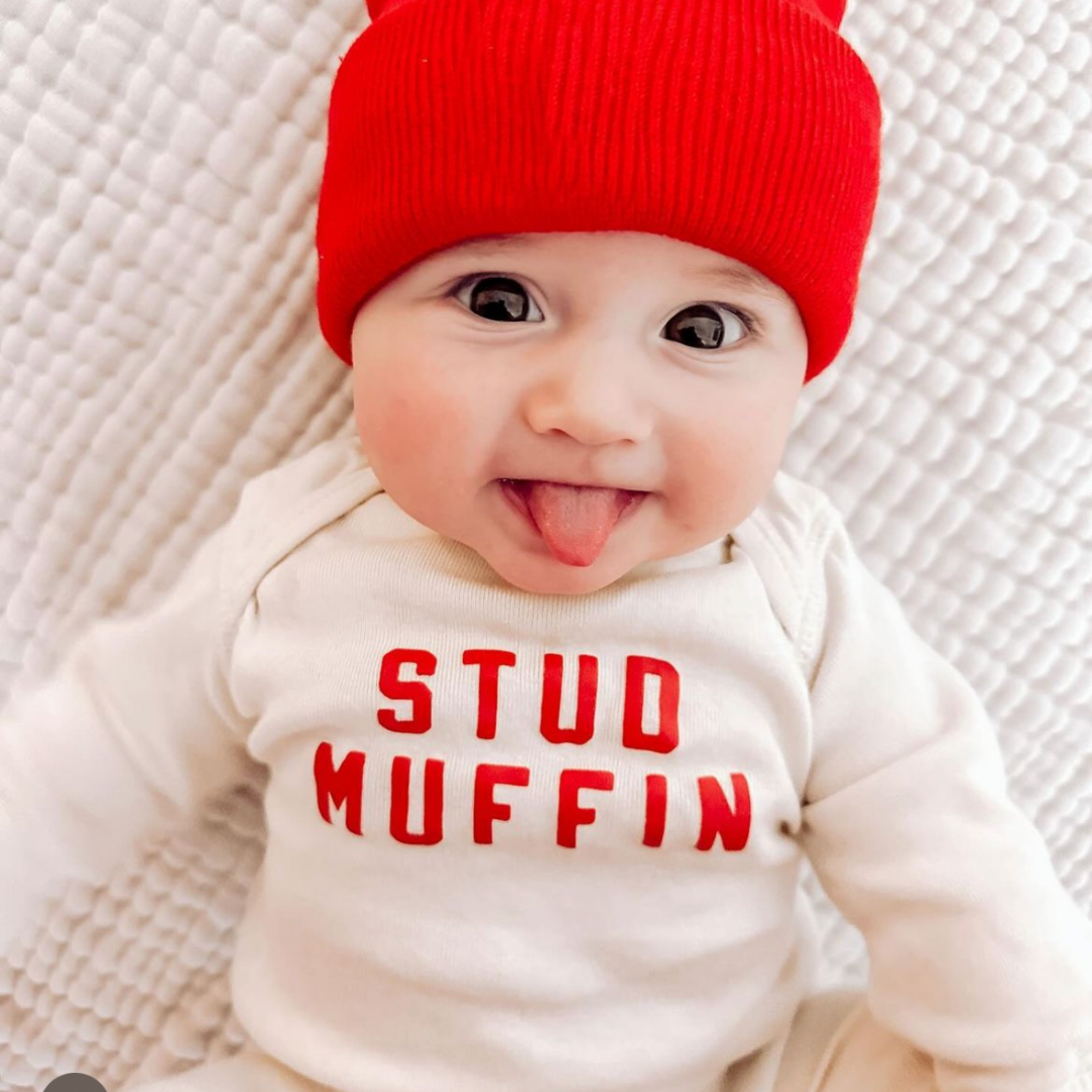 Stud Muffin - Child LONG SLEEVE Tee Little Mama Shirt Shop