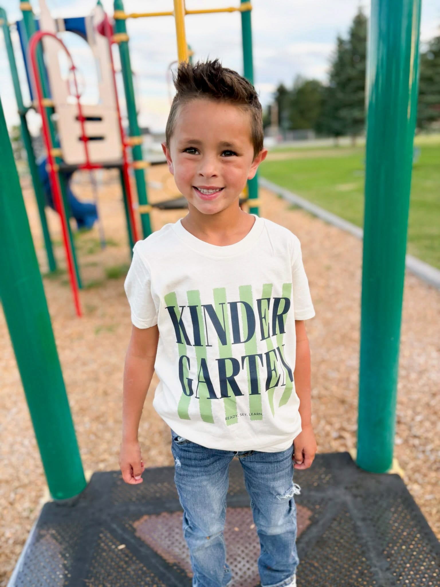 Personalized Grade Child Tee | Custom Grade & Saying Little Mama Shirt Shop LLC