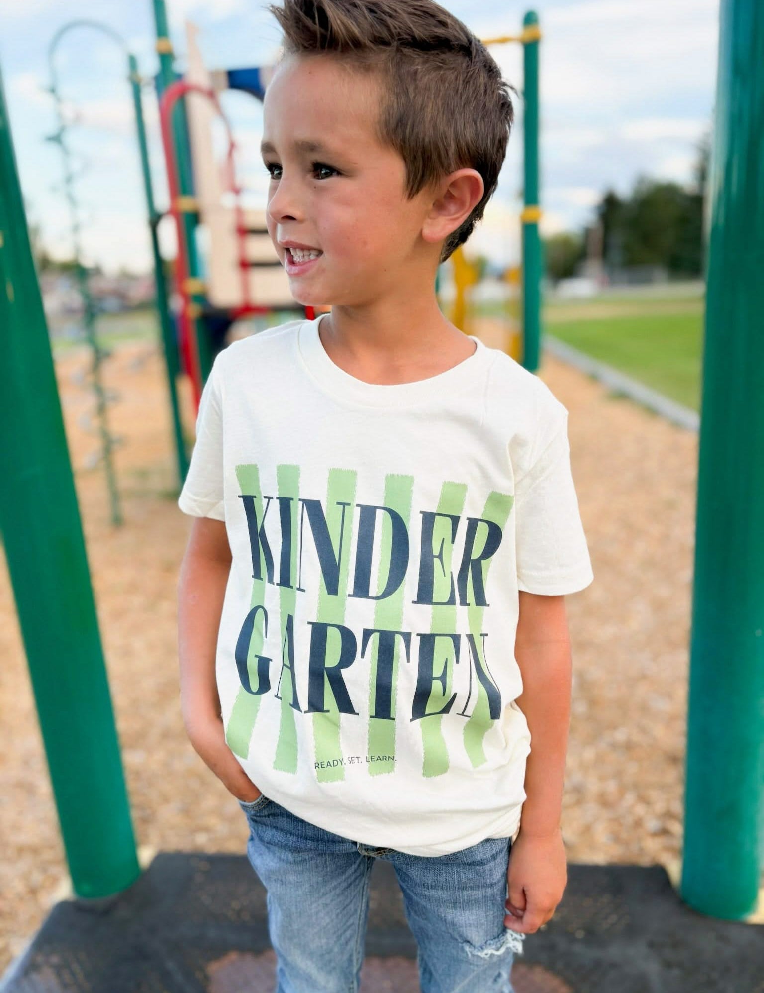 Personalized Grade Child Tee | Custom Grade & Saying Little Mama Shirt Shop LLC