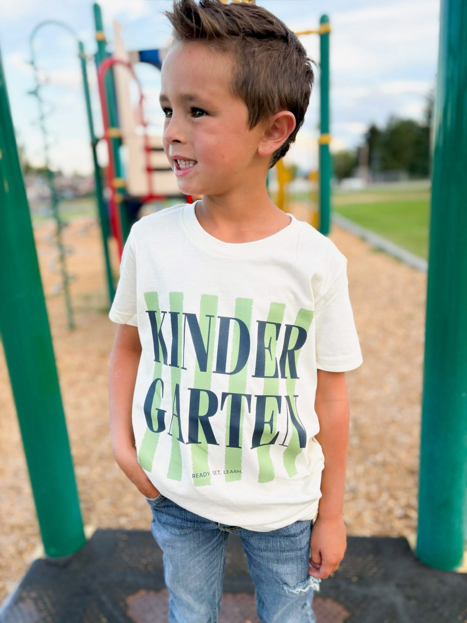 Personalized Grade Child Tee | Custom Grade & Saying Little Mama Shirt Shop LLC