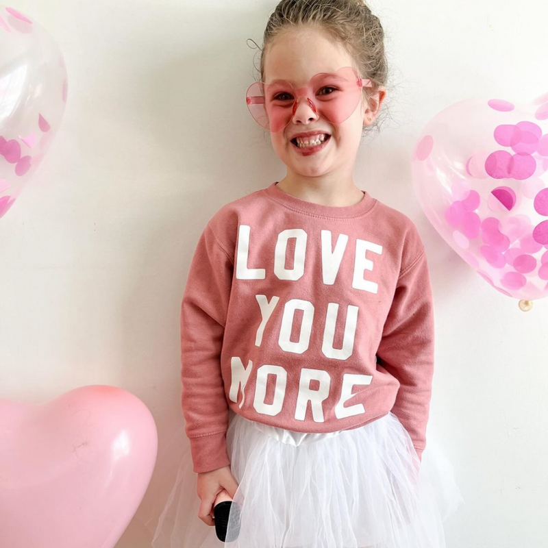 Love You More - Child Sweater