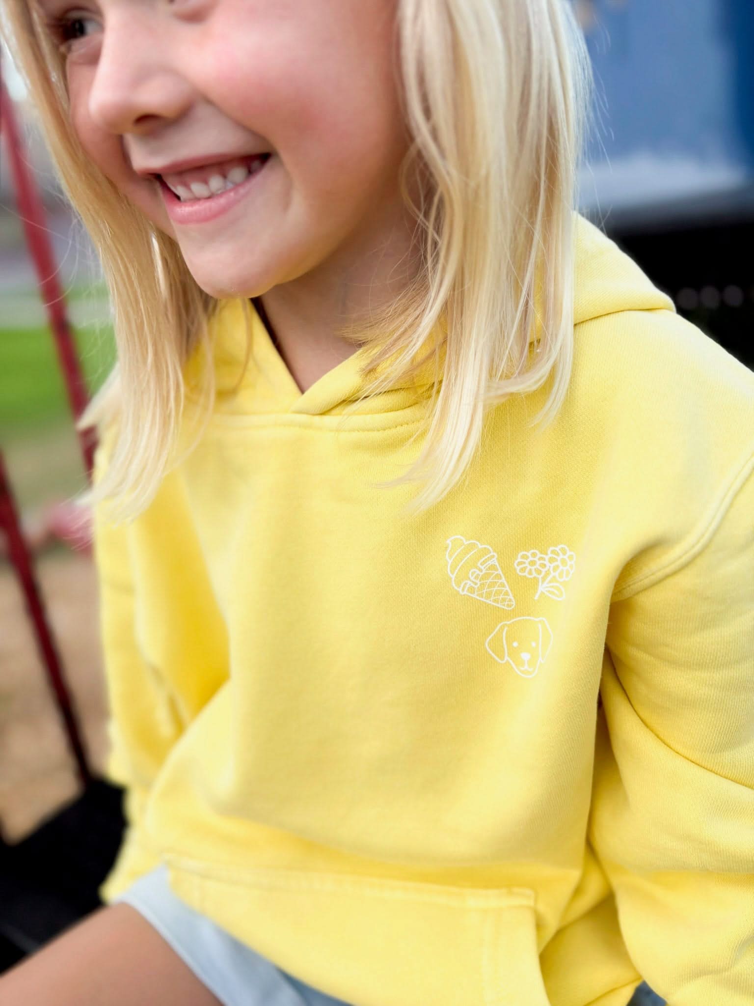 Personalized Symbol Youth Pigment Hoodie | Create Your Own Hoodie | Personali-tee Little Mama Shirt Shop LLC