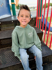 Personalized Symbol Youth Pigment Hoodie | Create Your Own Hoodie | Personali-tee Little Mama Shirt Shop LLC