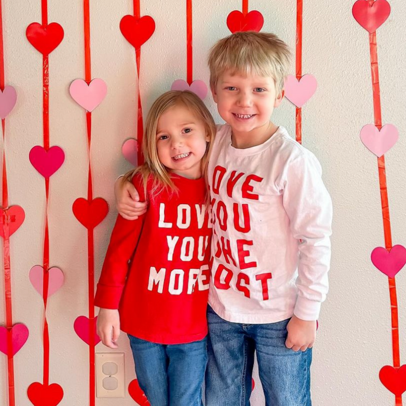 Love You More - Child LONG SLEEVE Tee