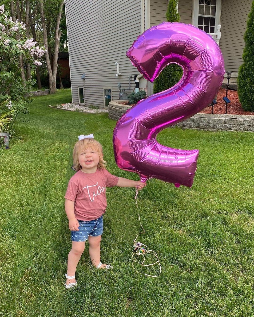 Birthday Number - New Cursive - Child Tee Little Mama Shirt Shop