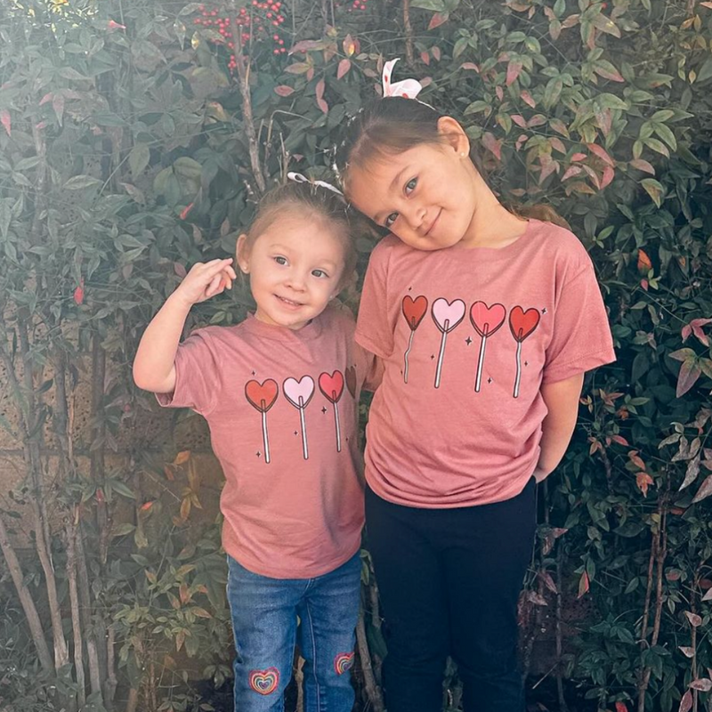 Classic Heart Lollipops - Child Tee