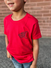 Personalized School Spirit Child Tee | Custom Year Megaphone Little Mama Shirt Shop LLC