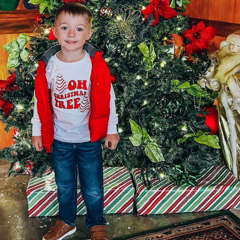 Oh Christmas Tree - Child LONG SLEEVE Tee