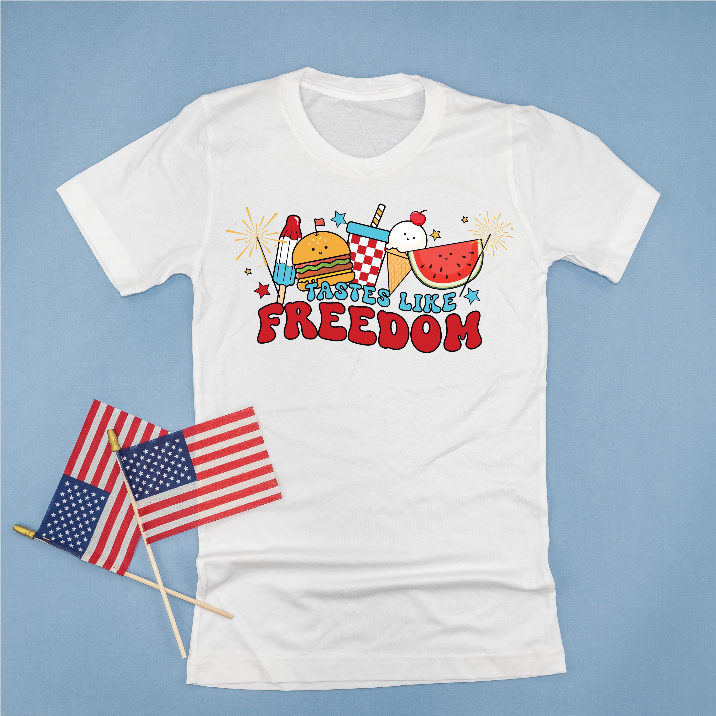 Tastes Like Freedom - Unisex Tee Little Mama Shirt Shop