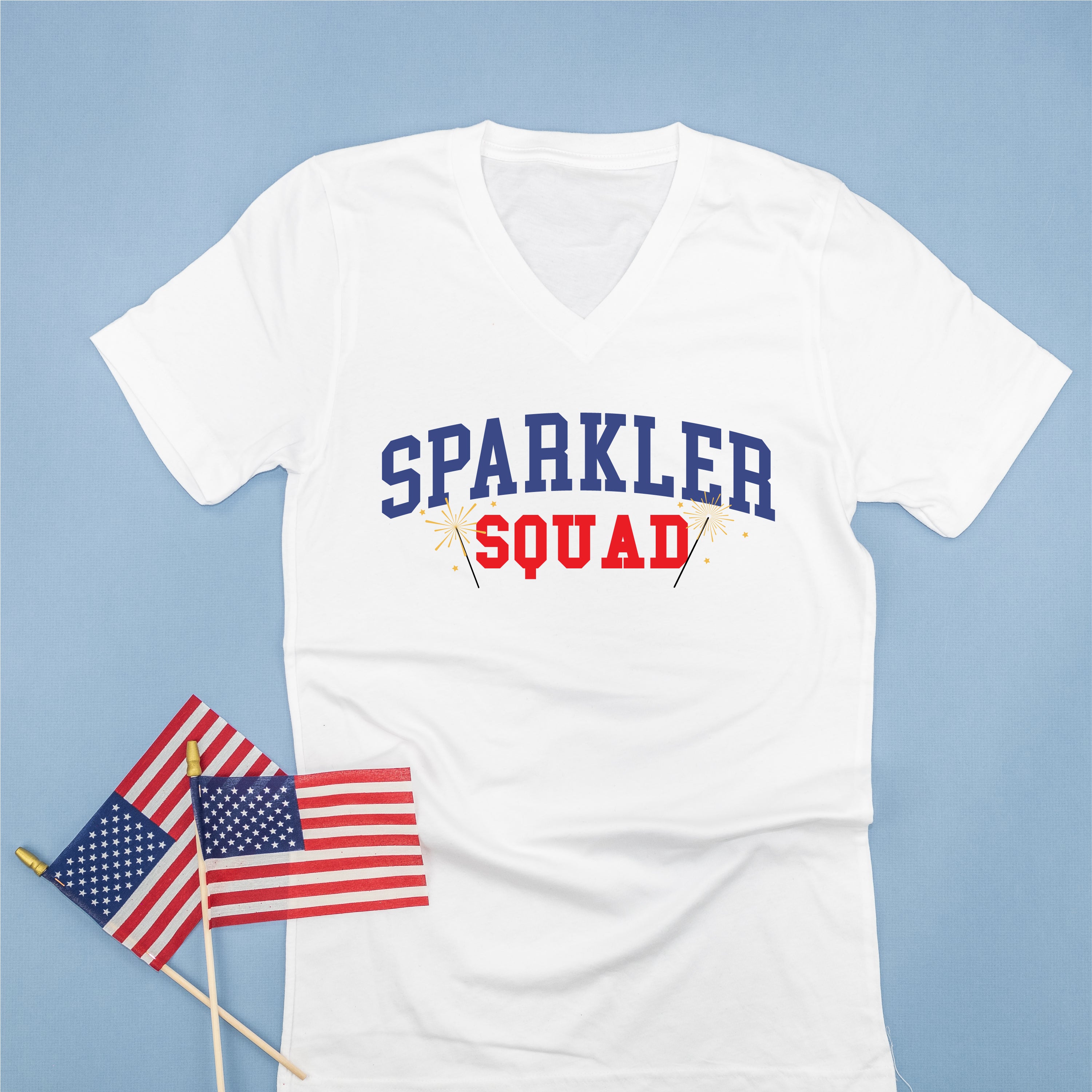 Sparkler Squad - Unisex Tee Little Mama Shirt Shop