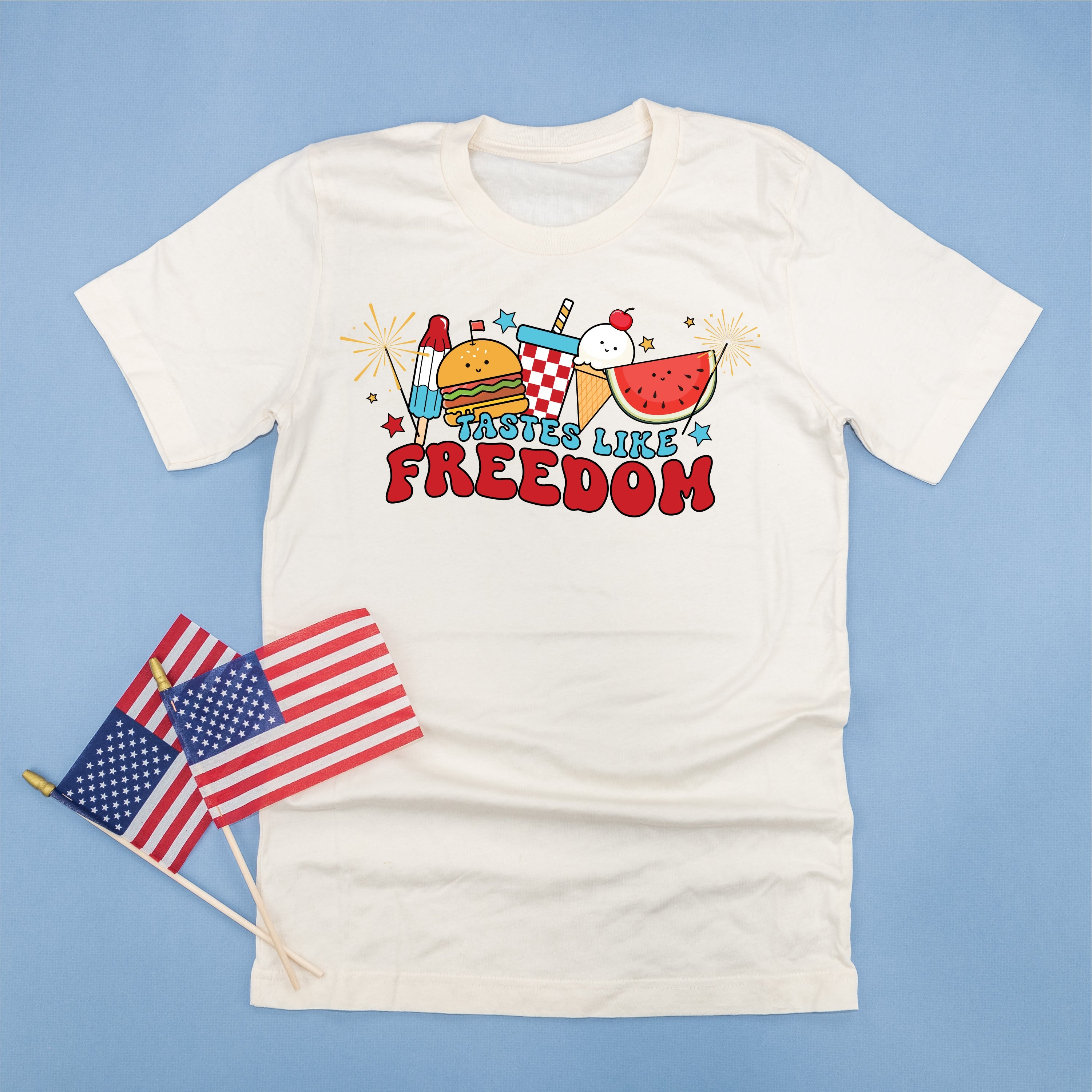 Tastes Like Freedom - Unisex Tee Little Mama Shirt Shop