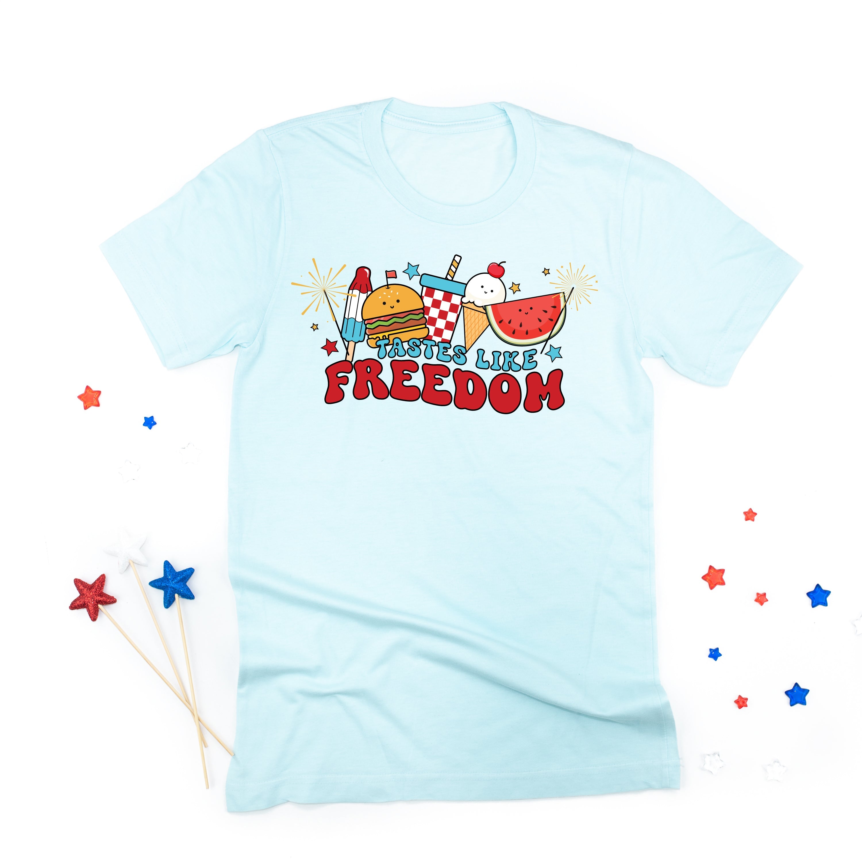 Tastes Like Freedom - Unisex Tee Little Mama Shirt Shop