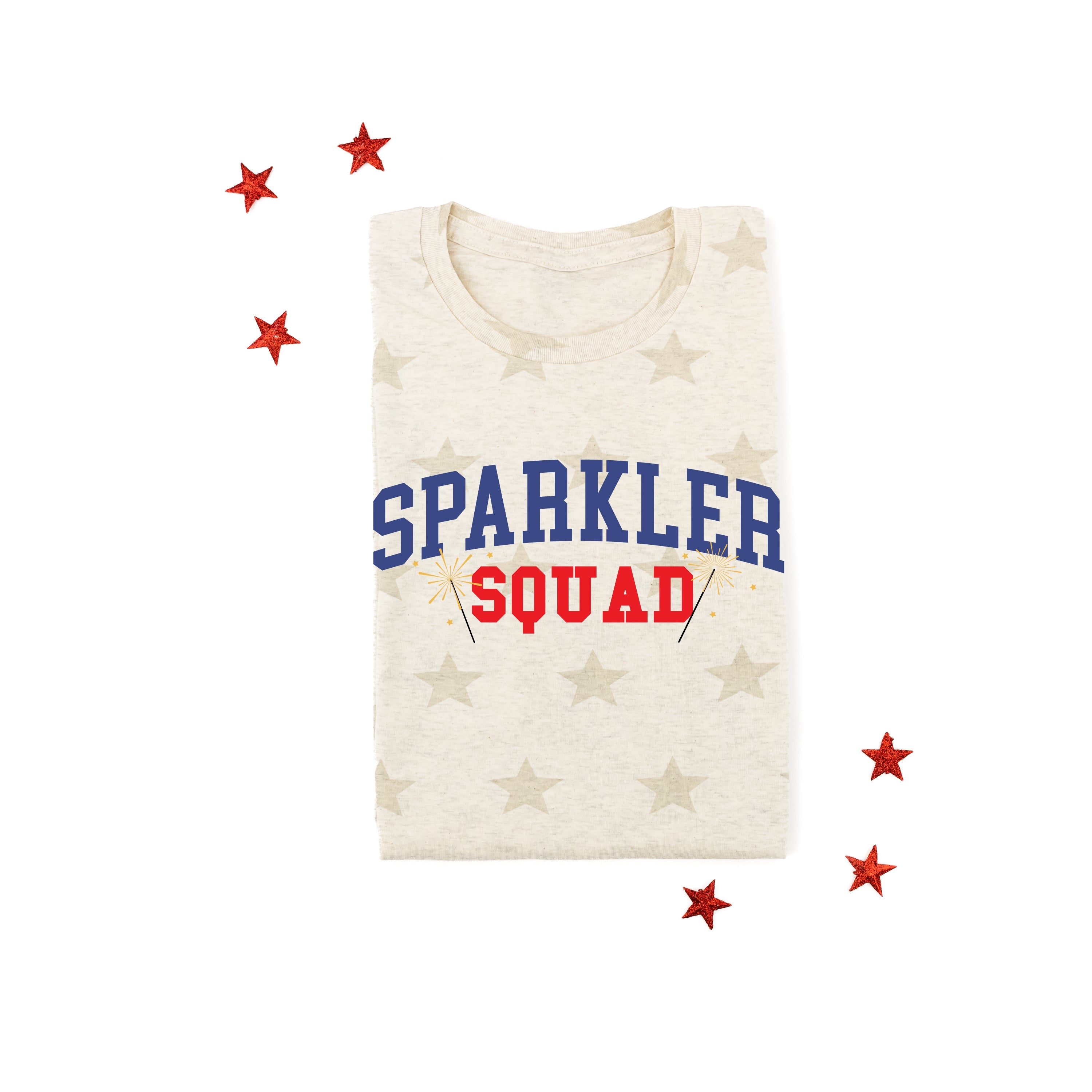 Sparkler Squad - Unisex STAR Tee Little Mama Shirt Shop