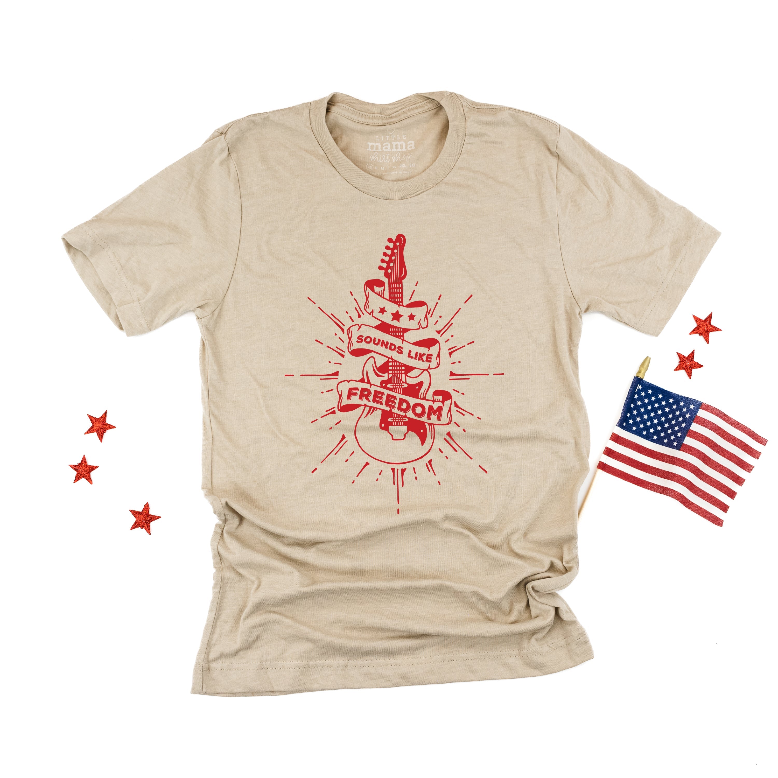 Sounds Like Freedom - Unisex Tee Little Mama Shirt Shop