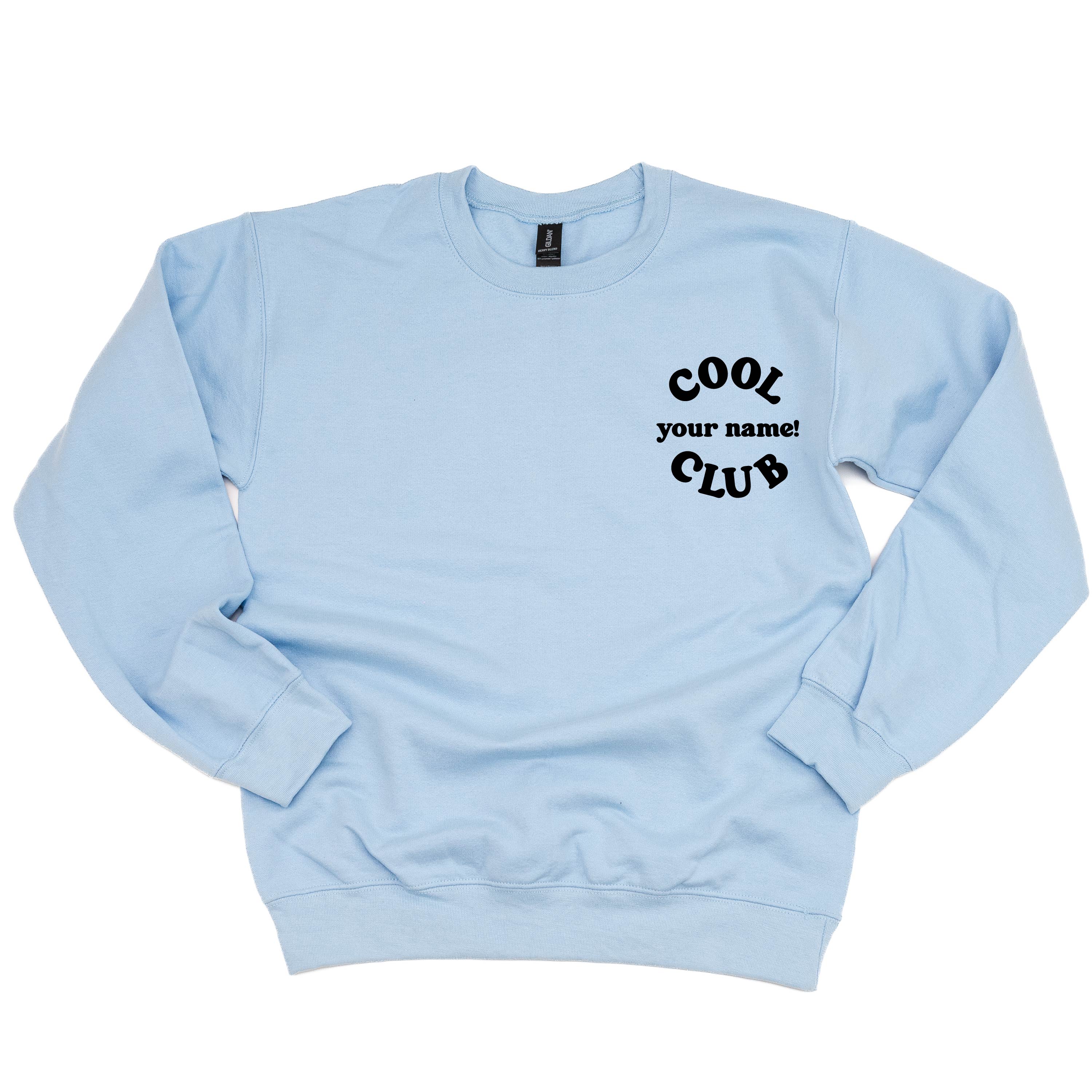 "Cool _____ Club" - Smiley (pf&b) - (PERSONALIZE IT!) - BASIC Fleece Little Mama Shirt Shop