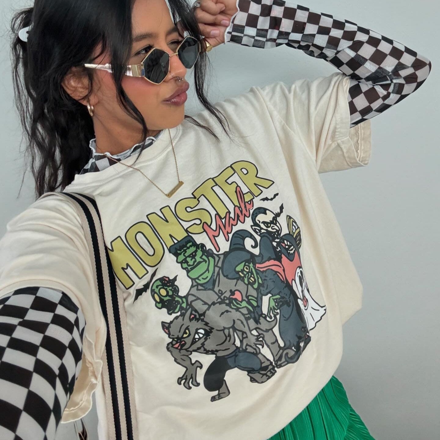 Monster Mash - Short Sleeve Comfort Colors Tee Little Mama Shirt Shop
