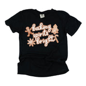 Baking Spirits Bright - Comfort Colors Tee Little Mama Shirt Shop