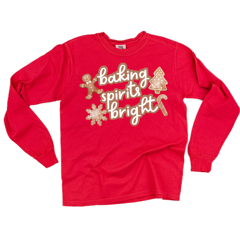 Baking Spirits Bright - LONG SLEEVE Comfort Colors Tee