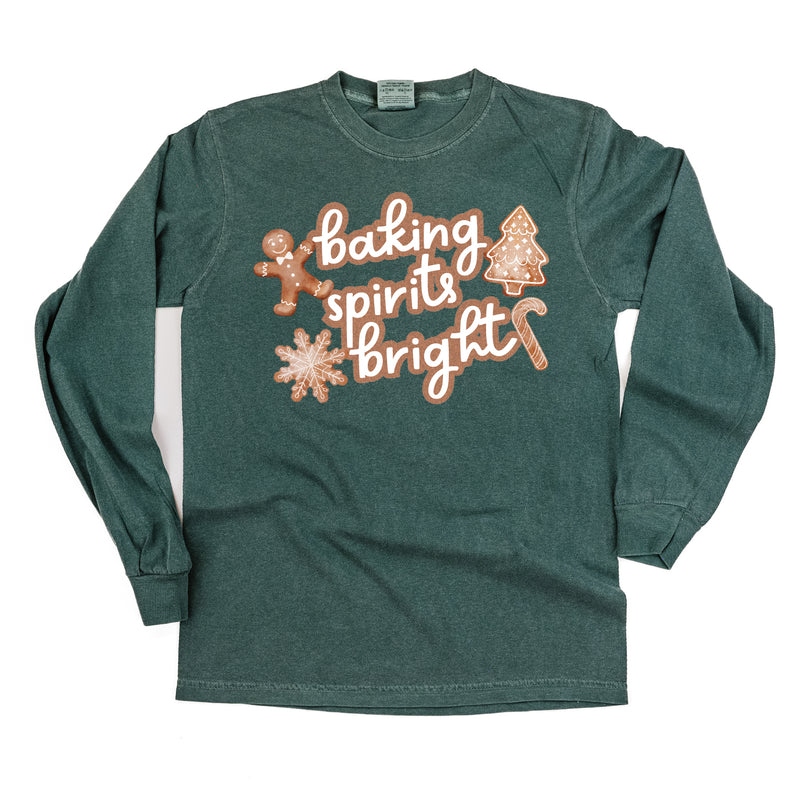 Baking Spirits Bright - LONG SLEEVE Comfort Colors Tee