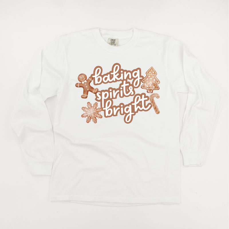 Baking Spirits Bright - LONG SLEEVE Comfort Colors Tee