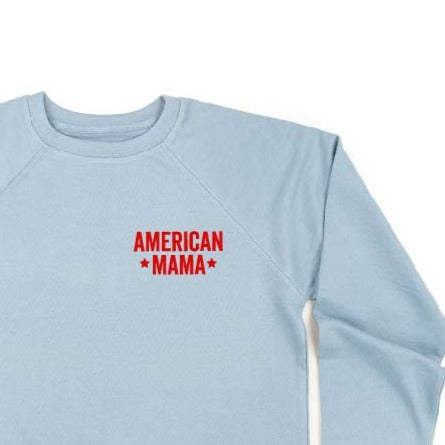 AMERICAN MAMA - BLOCK POCKET - Lightweight Pullover Sweater