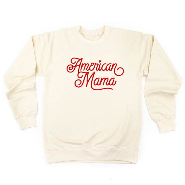 AMERICAN MAMA - Script - Lightweight Pullover Sweater
