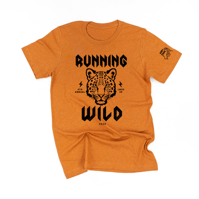 Adult Unisex Tee - RUNNING WILD - 2024 5K Registration and Race Day Shirt