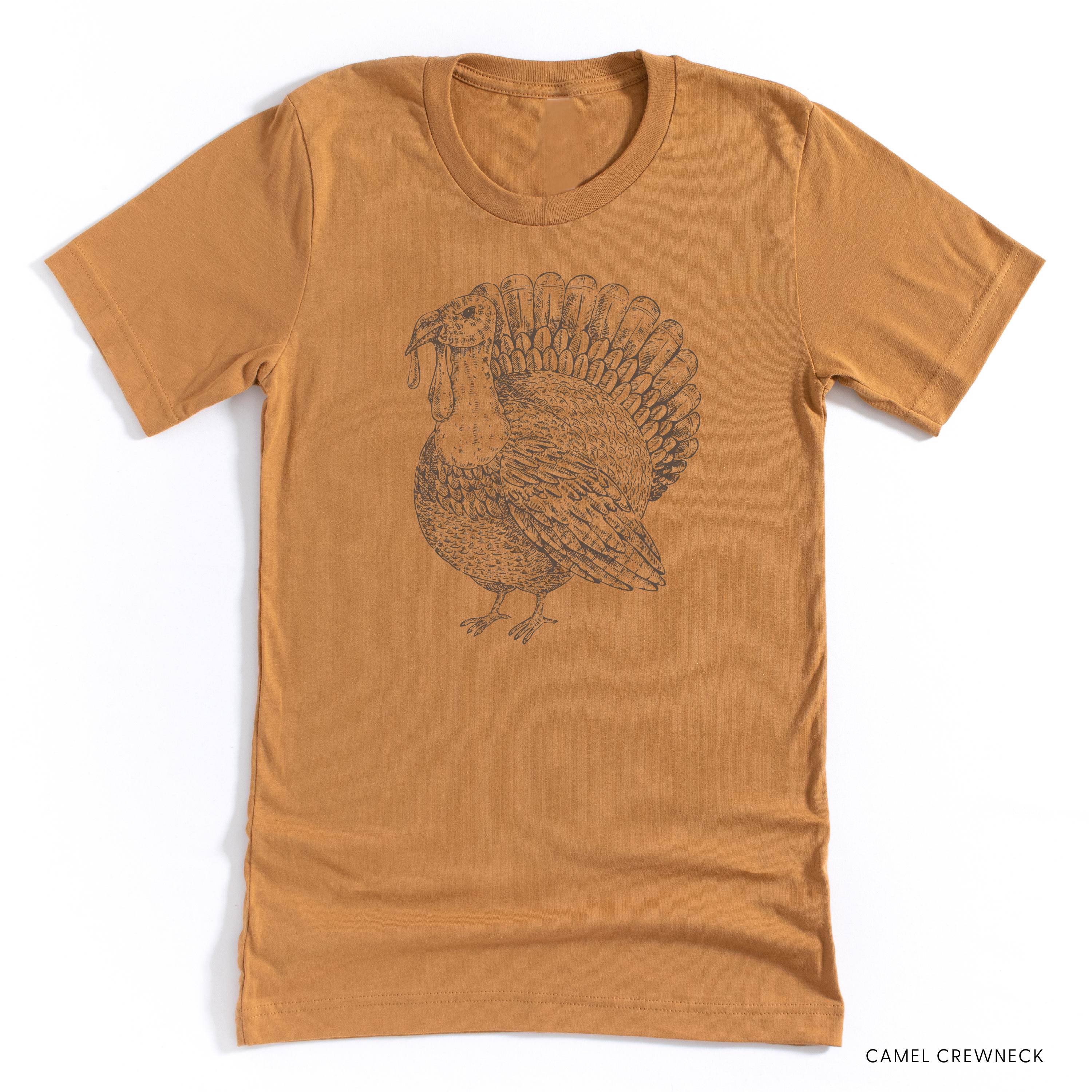 Thanksgiving Turkey Sketch - Unisex Tee Little Mama Shirt Shop