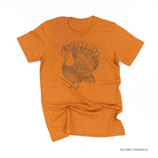 Thanksgiving Turkey Sketch - Unisex Tee Little Mama Shirt Shop