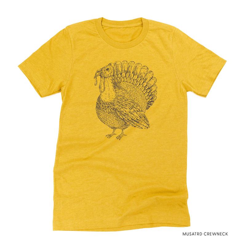 Thanksgiving Turkey Sketch - Unisex Tee