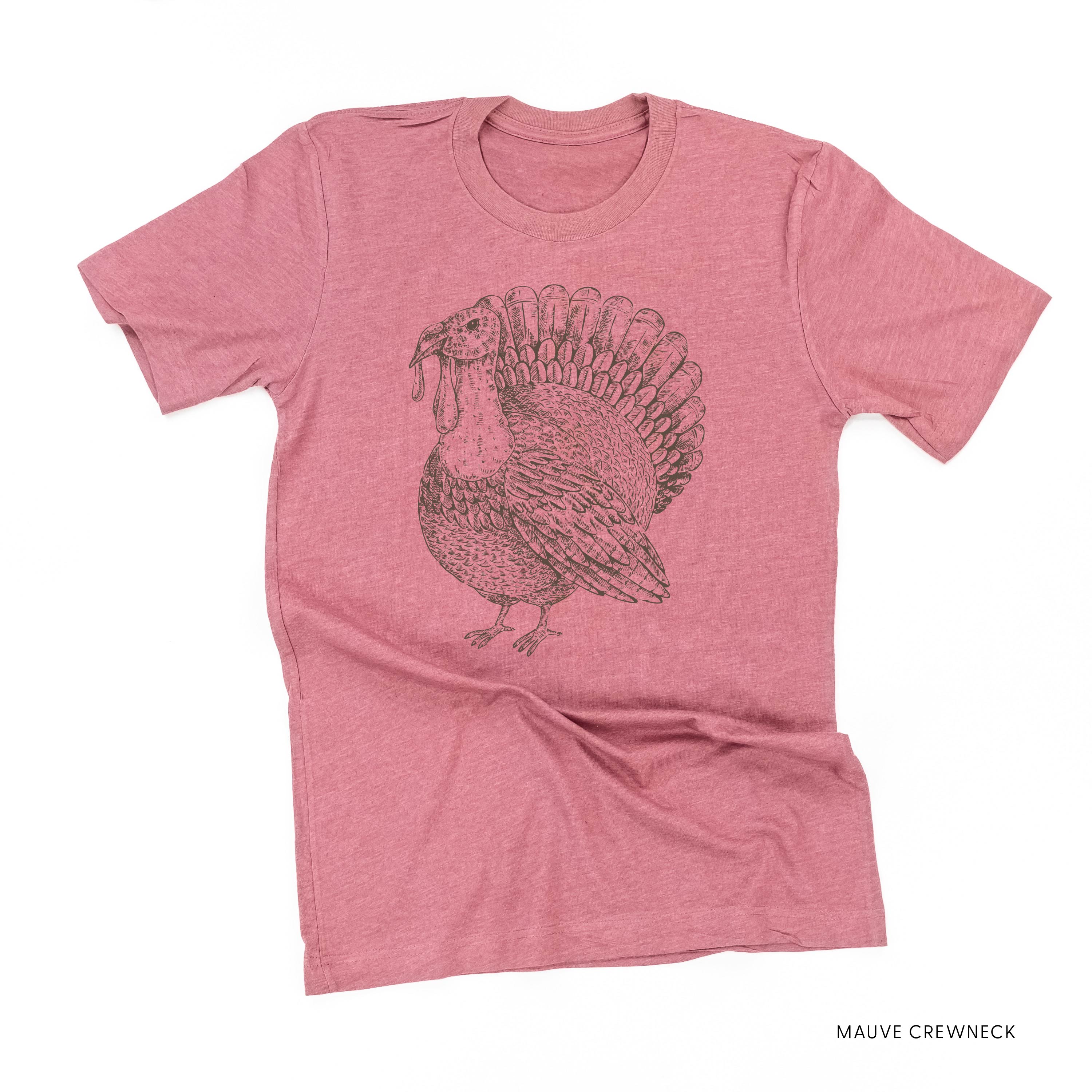 Thanksgiving Turkey Sketch - Unisex Tee Little Mama Shirt Shop