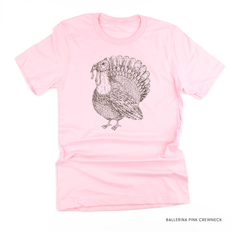 Thanksgiving Turkey Sketch - Unisex Tee