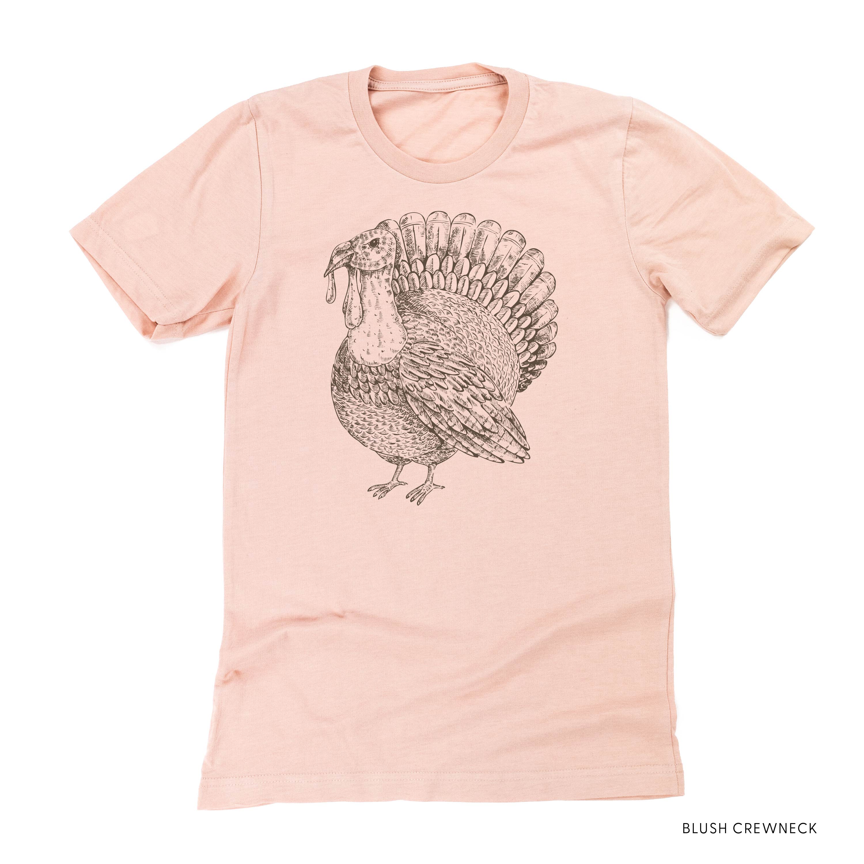 Thanksgiving Turkey Sketch - Unisex Tee Little Mama Shirt Shop