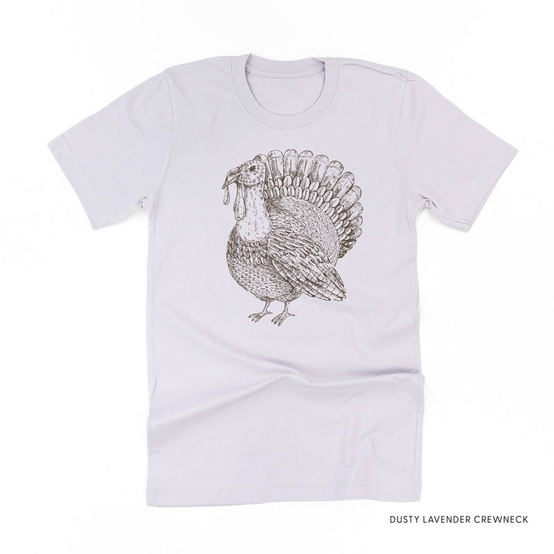 Thanksgiving Turkey Sketch - Unisex Tee