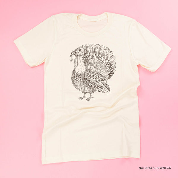 Thanksgiving Turkey Sketch - Unisex Tee