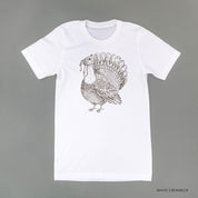 Thanksgiving Turkey Sketch - Unisex Tee Little Mama Shirt Shop