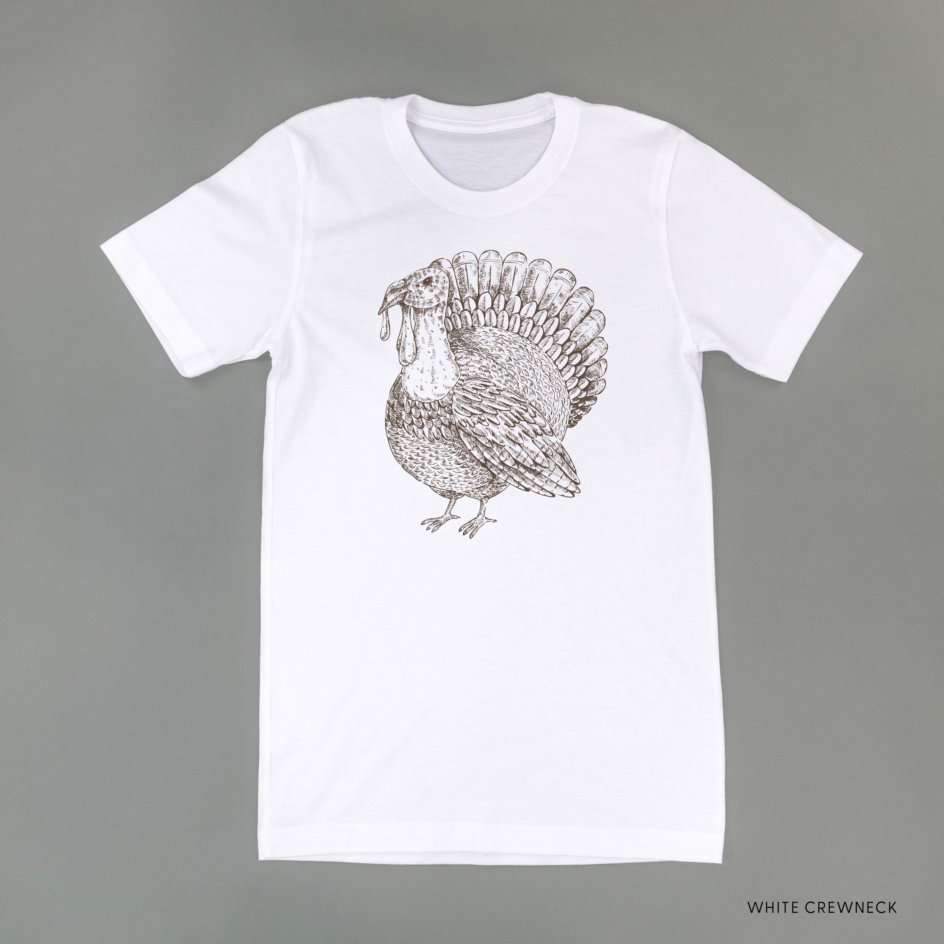 Thanksgiving Turkey Sketch - Unisex Tee Little Mama Shirt Shop
