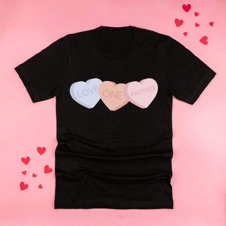 Love One Another - Conversation Hearts - Unisex Tee